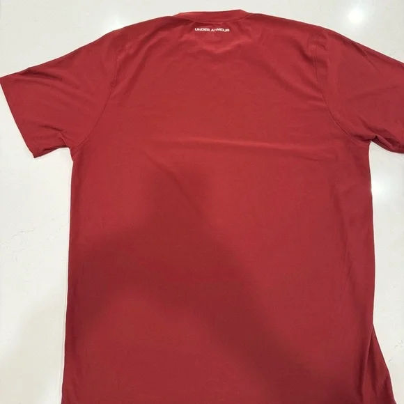 Under Armour Red/Burgundy Tactical HeatGear Tee Men's T-Shirt Large - Picture 8 of 13
